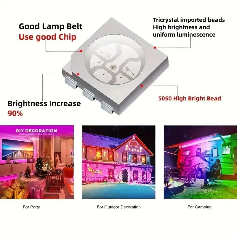 Vivid Glow LED Strip Lights
